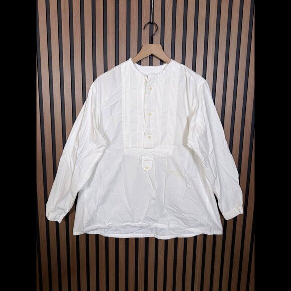 Vintage WAH Maker Top OS Womens Pintuck Long Sleeve Popover - Picture 1 of 7